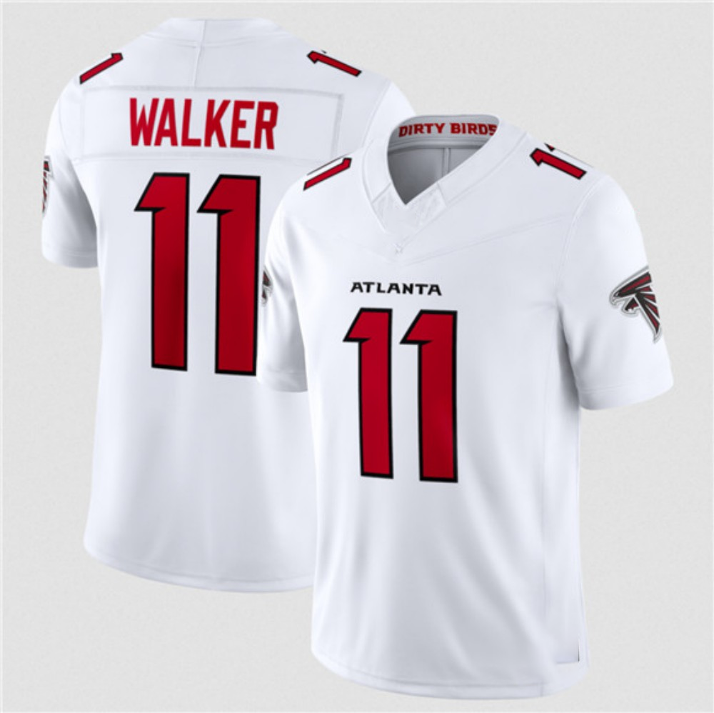 A.Falcons #11 Jalon Walker White 2026 New F.U.S.E. Vapor Limited Football Stitched Jersey