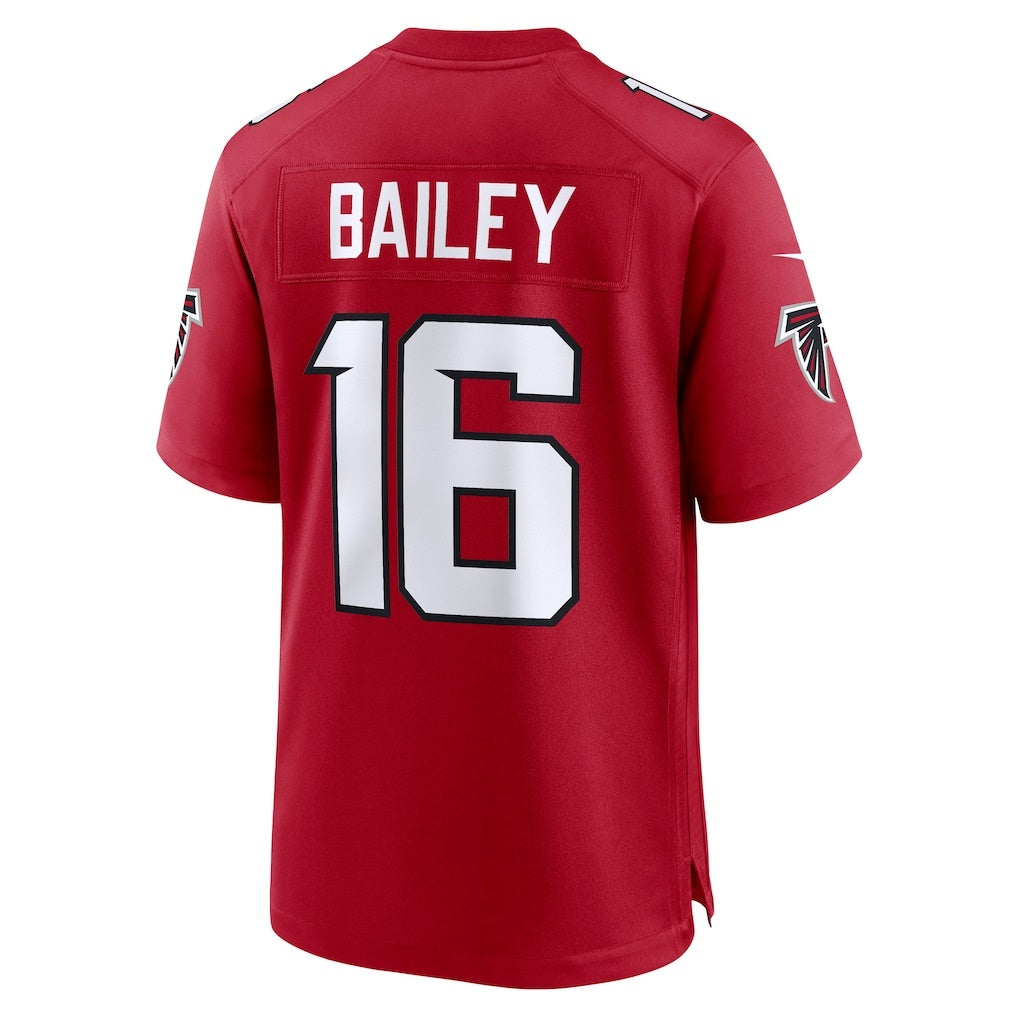 A.Falcons #16 Jake Bailey Red Team Game Jersey
