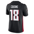 A.Falcons #18 Kirk Cousins Black Vapor F.U.S.E. Limited Stitched Football American Jersey