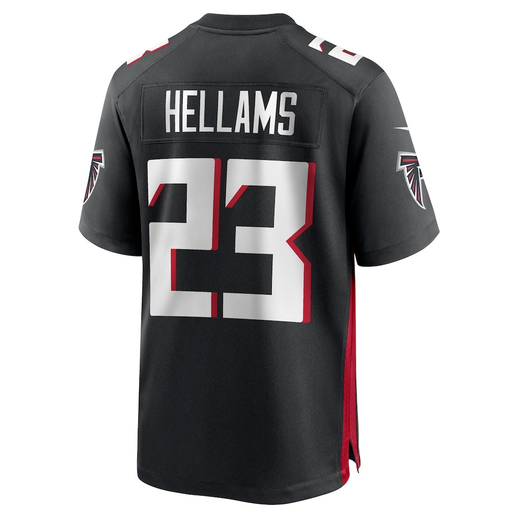 A.Falcons #23 DeMarcco Hellams Black Team Game Stitched Football American Jersey