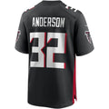 A.Falcons #32 Jamal Anderson Black Game Retired Player Stitched Football American Jersey