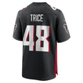 A.Falcons #48 Bralen Trice Black Team Game Stitched Football American Jersey