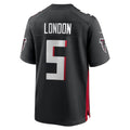 A.Falcons #5 Drake London Black Player Game Stitched Football American Jersey