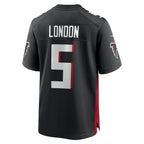 A.Falcons #5 Drake London Black Vapor F.U.S.E. Limited Stitched Football American Jersey