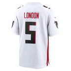A.Falcons #5 Drake London White Away Game Player Stitched Football American Jersey