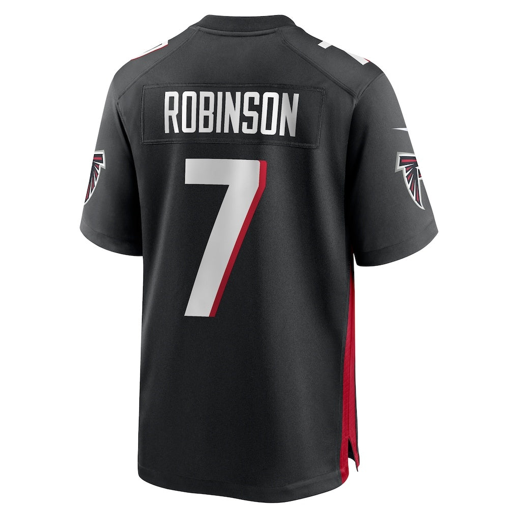 A.Falcons #7 Bijan Robinson Black Game Stitched Football American Jersey
