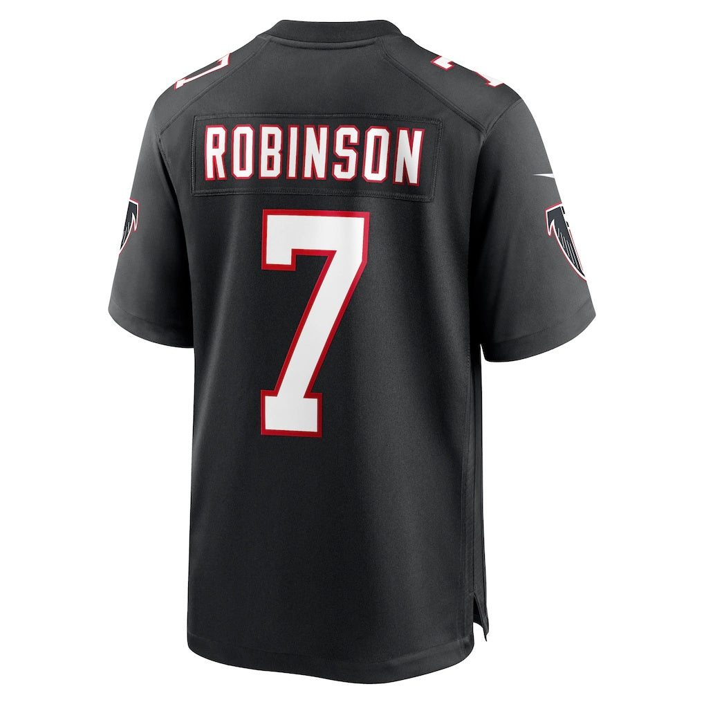 A.Falcons #7 Michael Vick Mitchell & Ness Black Legacy Replica Stitched Football American Jersey
