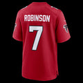 A.Falcons #7 Bijan Robinson Red Game Stitched Football American Jersey