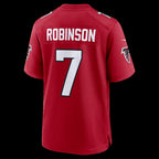 A.Falcons #7 Bijan Robinson Red Game Stitched Football American Jersey