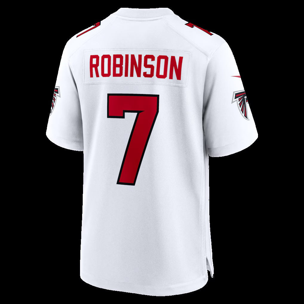 A.Falcons #7 Bijan Robinson White Game Stitched Football American Jersey