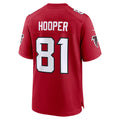 A.Falcons #81 Austin Hooper Red Team Game Jersey