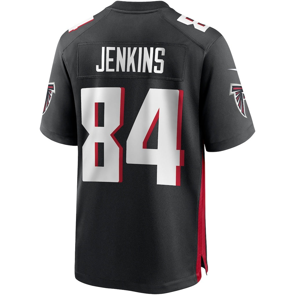 A.Falcons #84 Alfred Jenkins Black Game Retired Player Stitched Football American Jersey