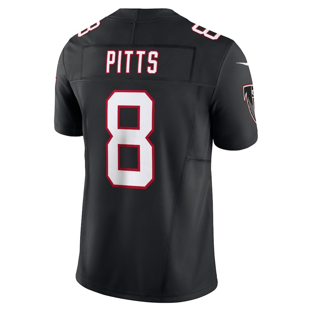 A.Falcons #8 Kyle Pitts Black Vapor F.U.S.E. Limited Stitched Football American Jersey