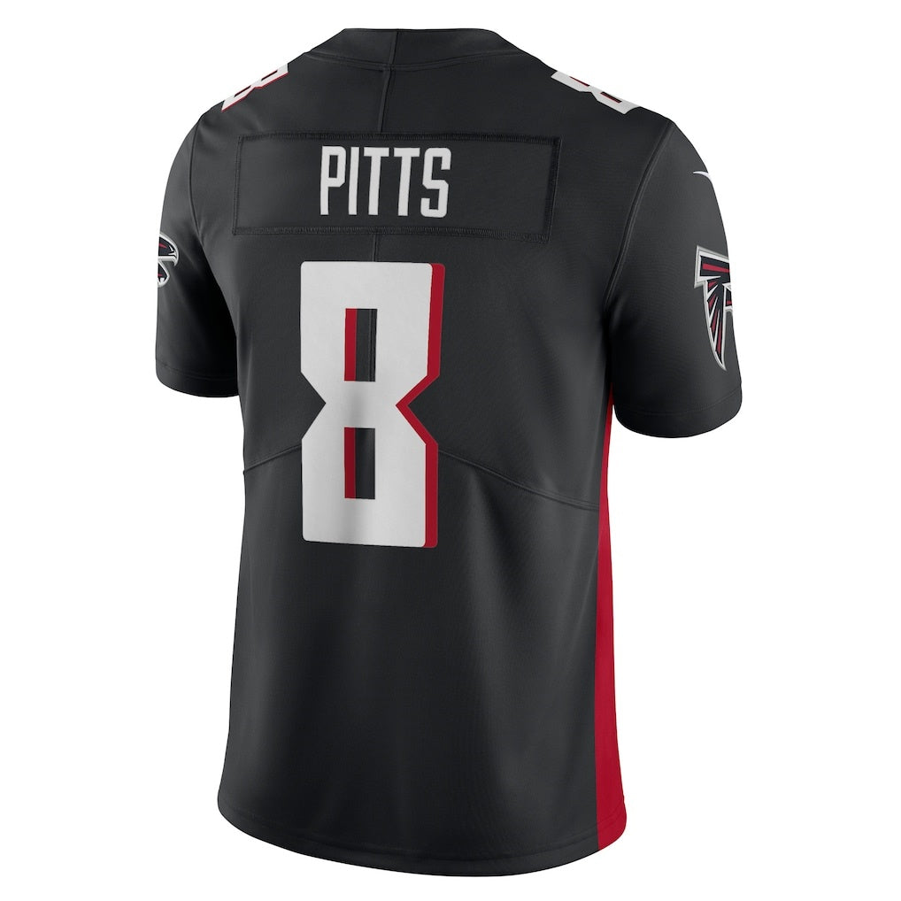 A.Falcons #8 Kyle Pitts Black Vapor Limited Stitched Football American Jersey
