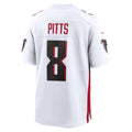 A.Falcons #8 Kyle Pitts White Game Player Stitched Football American Jersey