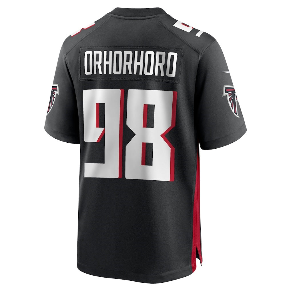 A.Falcons #98 Ruke Orhorhoro Black Team Game Stitched Football American Jersey