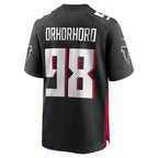 A.Falcons #98 Ruke Orhorhoro Black Team Game Stitched Football American Jersey
