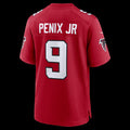 A.Falcons #9 Michael Penix Jr. Red Game Stitched Football American Jersey