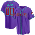 Arizona Diamondbacks 2024 Cool Base Custom Jersey V2 â€?Purple Baseball Jersey