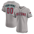 Arizona Diamondbacks 2024 Flex Base Custom Jersey â€?All Stitched-Gray Baseball Jersey