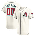 Arizona Diamondbacks 2024 Flex Base Custom Jersey â€?Cream Baseball Jersey