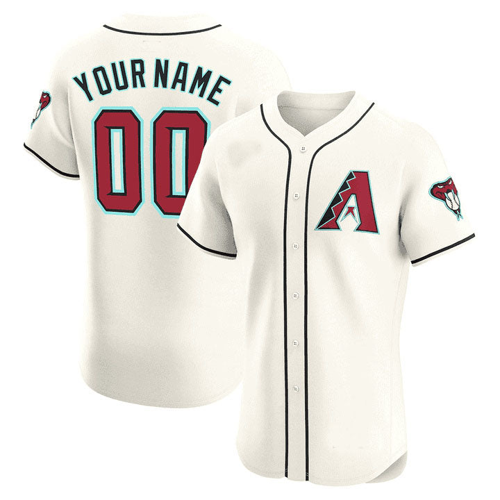 Arizona Diamondbacks 2024 Flex Base Custom Jersey â€?Cream Baseball Jersey