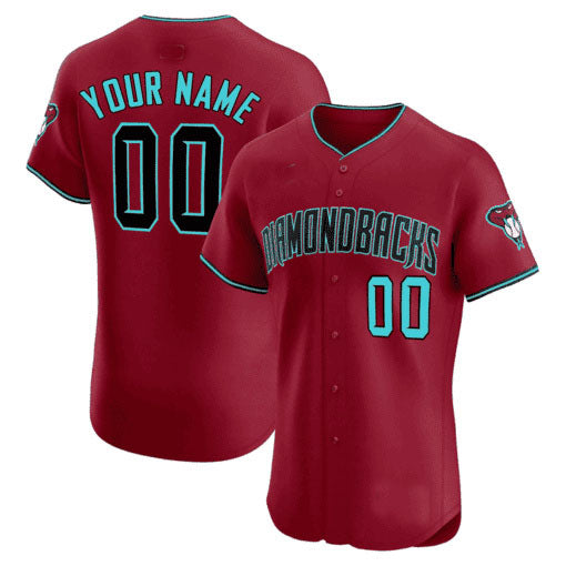 Arizona Diamondbacks 2024 Flex Base Custom Jersey â€?Red Baseball Jersey