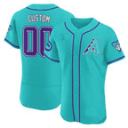 Arizona Diamondbacks 2024 Teal Purple Custom Jersey â€?Teal Baseball Jersey