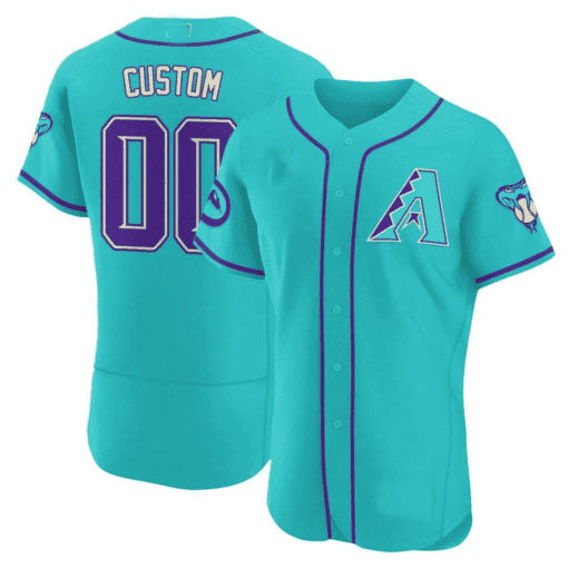 Arizona Diamondbacks 2024 Teal Purple Custom Jersey â€?Teal Baseball Jersey