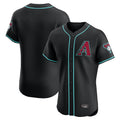 Arizona Diamondbacks Black Limited Limited Elite Home Game Blank Player Stitched Baseball Jersey