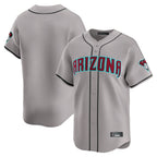 Arizona Diamondbacks Gray Road Limited Home Game Blank Player Stitched Baseball Jersey