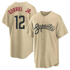Arizona Diamondbacks #12 Lourdes Gurriel Jr Player Tan City Connect Home Game Stitched Baseball Jersey