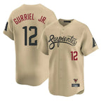 Arizona Diamondbacks #12 Lourdes Gurriel Jr Player Tan City Connect Limited Home Game Stitched Baseball Jersey