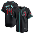 Arizona Diamondbacks #14 Gabriel Moreno Player Black Limited Home Game Stitched Baseball Jersey