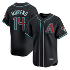 Arizona Diamondbacks #14 Gabriel Moreno Player Black Limited Home Game Stitched Baseball Jersey