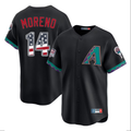 Arizona Diamondbacks #14 Gabriel Moreno Black USA 250 Fourth of July Stitched Baseball Jerseys