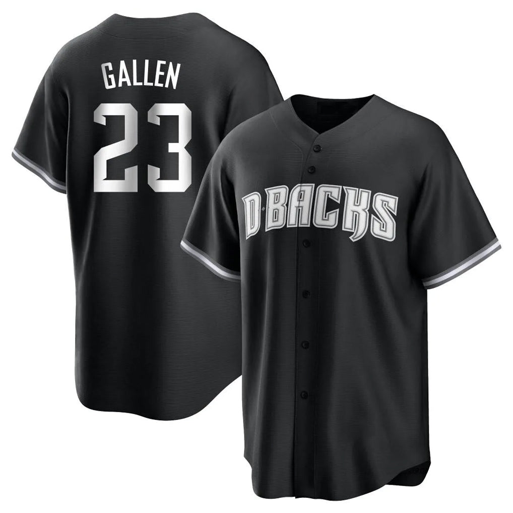 Arizona Diamondbacks #23 Zac Gallen Player Black Game Home Stitched Baseball Jersey