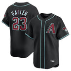 Arizona Diamondbacks #23 Zac Gallen Player Black Limited Home Game Stitched Baseball Jersey