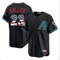 Arizona Diamondbacks #23 Zac Gallen Black USA 250 Fourth of July Stitched Baseball Jerseys