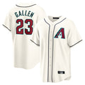 Arizona Diamondbacks #23 Zac Gallen Player Cream Home Game Stitched Baseball Jersey