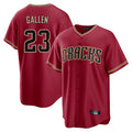 Arizona Diamondbacks #23 Zac Gallen Player Red Home Game Stitched Baseball Jersey