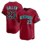 Arizona Diamondbacks #23 Zac Gallen Player Red Limited Home Game Stitched Baseball Jersey