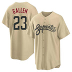 Arizona Diamondbacks #23 Zac Gallen Player Tan City Connect Home Game Stitched Baseball Jersey