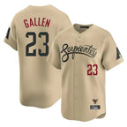 Arizona Diamondbacks #23 Zac Gallen Player Tan City Connect Limited Home Game Stitched Baseball Jersey