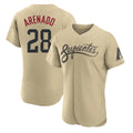 Arizona Diamondbacks #28 Nolan Arenado Player Tan City Connect Limited Elite Home Game Stitched Baseball Jersey