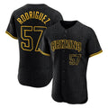Arizona Diamondbacks #57 Eduardo Rodriguez Player Black Snake Skin City Limited Elite Home Game Stitched Baseball Jersey