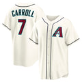 Arizona Diamondbacks #7 Corbin Carroll Cream Home Replica Baseball Jersey