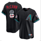 Arizona Diamondbacks #8 James McCann Black USA 250 Fourth of July Stitched Baseball Jersey