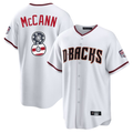 Arizona Diamondbacks #8 James McCann White USA 250 Fourth of July Stitched Baseball Jersey