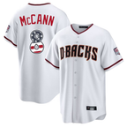 Arizona Diamondbacks #8 James McCann White USA 250 Fourth of July Stitched Baseball Jersey
